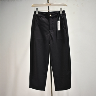 品牌女裤2026春季新款专柜时尚舒适高腰锥版镰刀裤YM70190