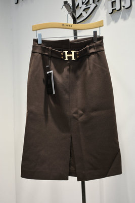 品牌折扣女裤2026春季Y25Q0182专柜新品高腰时尚修身职业半身裙