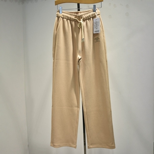 杜鹃鸟女裤 D8228专柜垂感弹力腰修身 休闲阔腿裤 2026春季