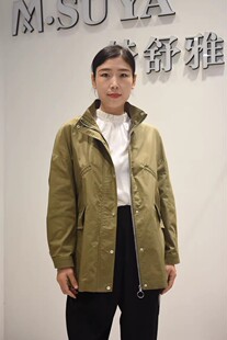 梦舒雅女装2026春季新款专柜新品上衣60182255休闲舒适风衣