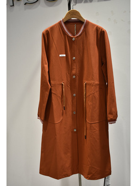 斐格利亚女装2026年春季新款BF138舒适时尚简约气质长款风衣