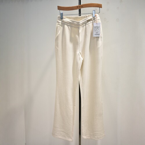 品牌女裤2026夏季D8182专柜垂感弹力腰修身职业时尚舒适喇叭裤