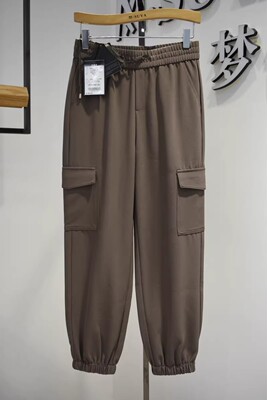 松紧腰弹力梦舒雅显瘦休闲