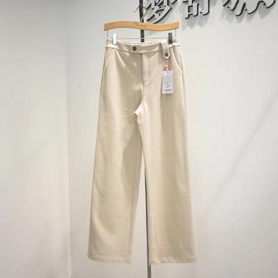 杜鹃鸟专柜时尚舒适加厚阔腿裤