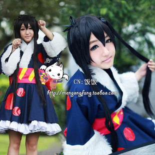 〖梦工坊cos〗轻音少女K-ON  中野梓 COSPLAY和服【特价