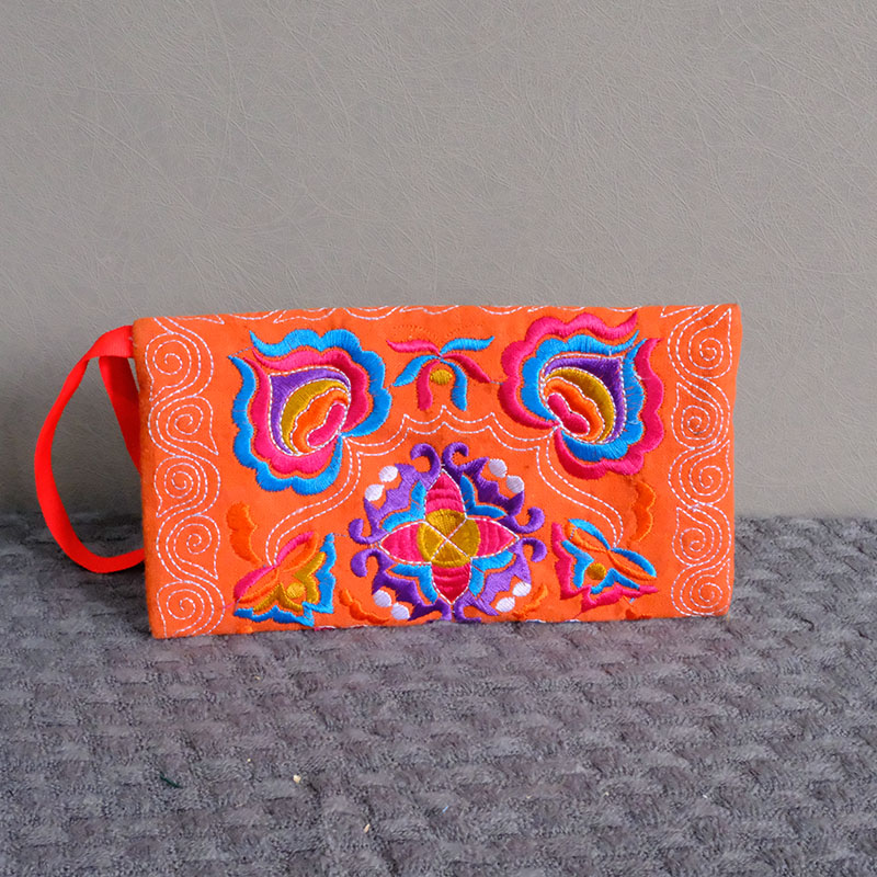 手机包民族风绣花包女包手腕包