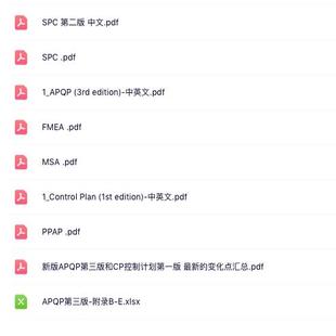 IATF16949六大工具