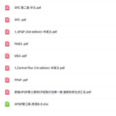 IATF16949六大工具