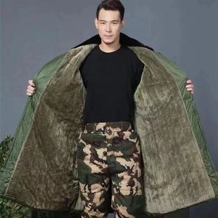 冬季加厚男女款黄大衣防寒防水大衣多功能防寒棉服防风防水加厚