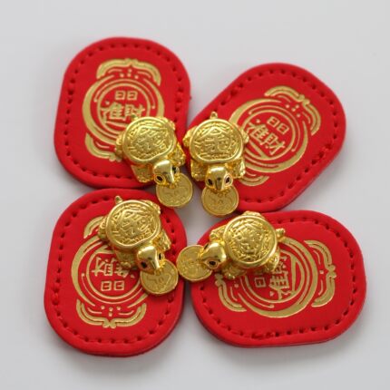 2026大甲奉天咬钱龟金龟皮夹钱龟金龟吉祥摆件皮件结缘物御守摆件