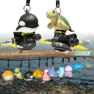 OCEANARIUM fish娃娃鱼备用潜水调节器咬嘴保护套二级头 frog