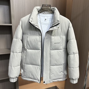 宽松休闲棉服男加厚棉袄面包服立领外套 棉衣韩版 2025新款 秋冬男士