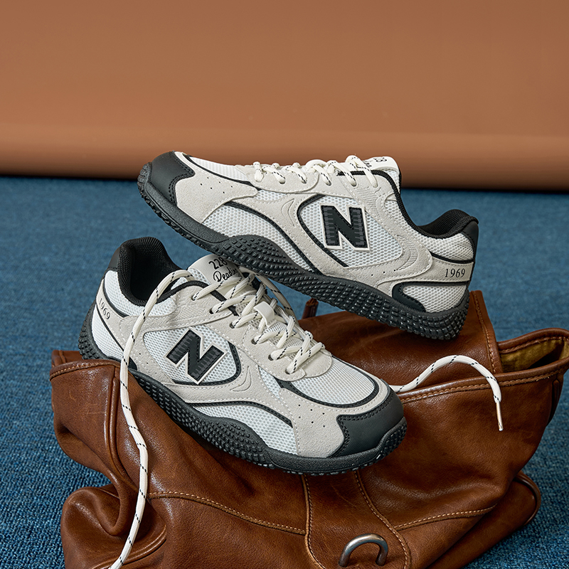 新百伦2025德训板鞋阿甘鞋新款运动鞋通勤鞋轻便软底休闲鞋子情侣