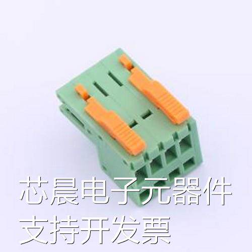 KF2EDGDJ-3.5-4P 插拔式接线端子 3.5mm 1x4P 排数:1 每排P数:4 P