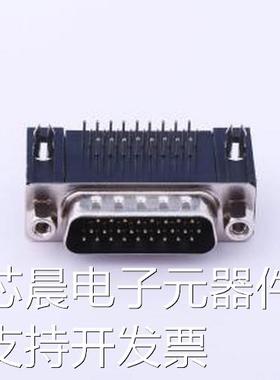 Z-SUBHRDM607A022 D-Sub/VGA连接器 HDR MALE 90° SOLDER TYPE原