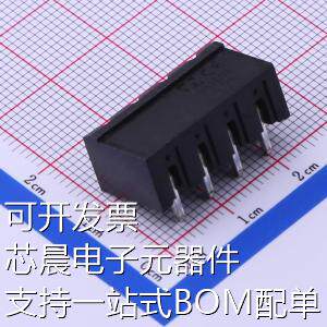 DB2ERC-5.08-4P-BK 插拔式接线端子 5.08mm 1x4P 排数:1 每排P数:
