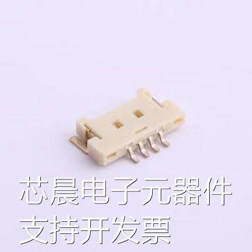 FWF12510-S04B14W5M-B 线对板针座 板装插座 1.25mm 卧贴 4位 (9T