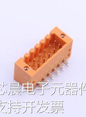 KF2EDGERM-3.5-2*6P 插拔式接线端子 螺丝固定 3.5mm 弯插,P=3.5m