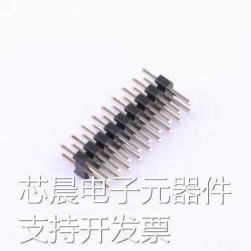 HB-PH8-20029PB2GOP 排针 间距:2mm 2x9P 直插 方针 插件,P=2mm原