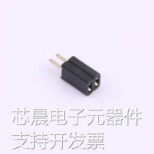 PM127V-11-02-H46 排母 间距:1.27mm 1x2P 直插 插件,P=1.27mm原