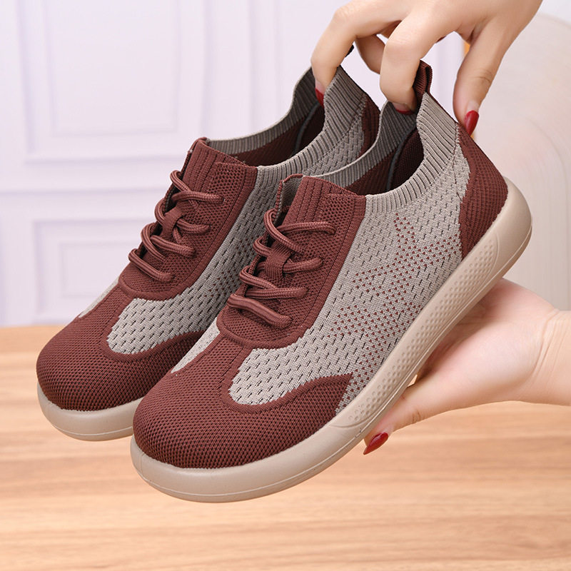 鞋子女2026春夏新款透气网面德训鞋休闲百搭时尚不累脚女鞋中老年