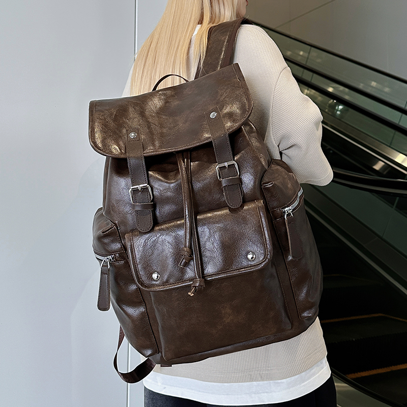 2026新款复古双肩包大容量