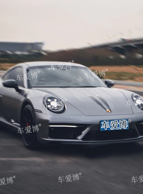 保时捷911车贴拉花Carrera4S 992 997 Targa改装引擎盖车身侧裙贴