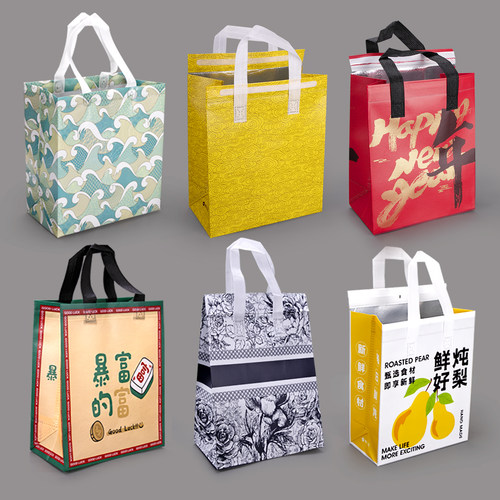 快餐包装手提袋子外卖防水