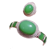 Apple, яшма из провинции Цинхай из белого нефрита, Россия, кошачий глаз