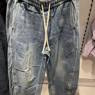 子时尚 宽松弧形弯刀裤 潮流103126124110A 男2026春季 森马牛仔长裤