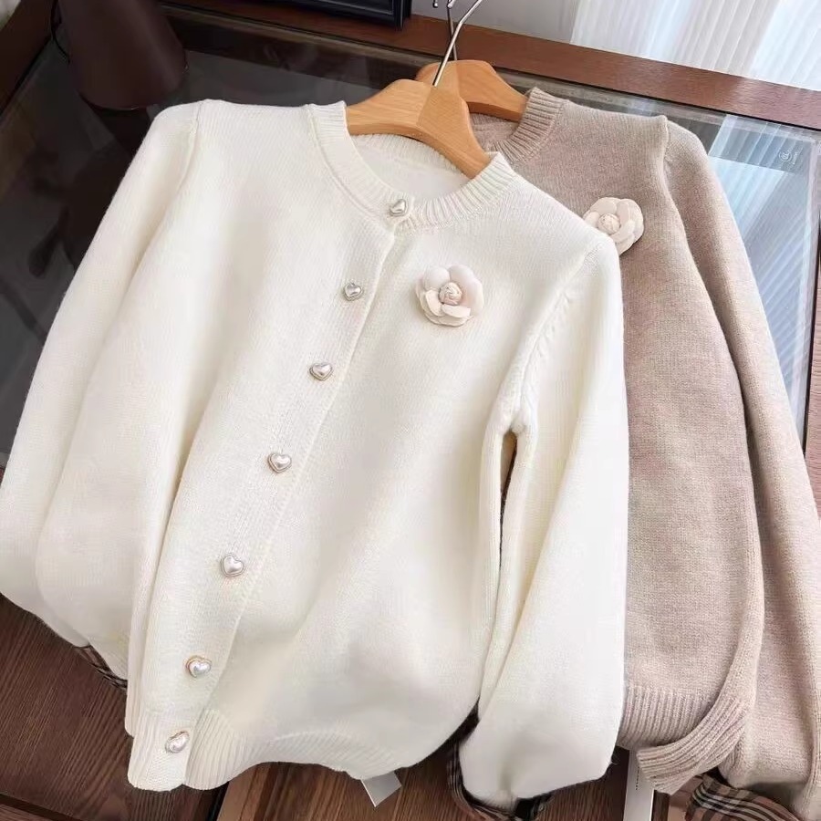 2025秋冬新款女花朵拼接格子套装