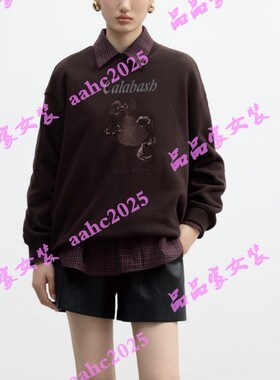 YOUXIZI尤西子2025冬装新款国内正品代购卫衣2556J5399 吊牌679