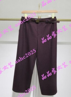 HANXU韩序2025冬装新款国内正品代购裤子H071AKZ8066 吊牌569