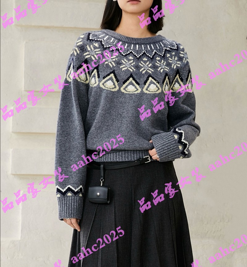 Aitoo·Suxi艾凸苏希2025冬装新款国内正品代购毛衫 A2541MS090