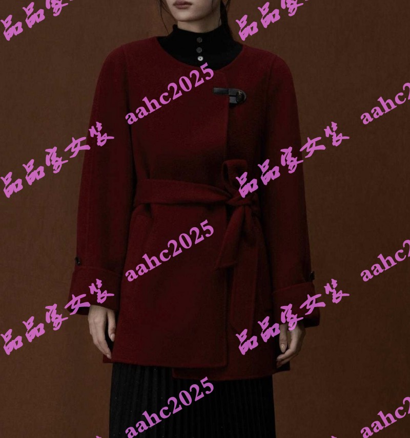 ISAYIDO傲丝度2025冬装新款国内正品代购双面呢174E3506 吊牌2199