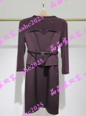 HANXU韩序2025冬装新款国内正品代购连衣裙H071ALY8016 吊牌699