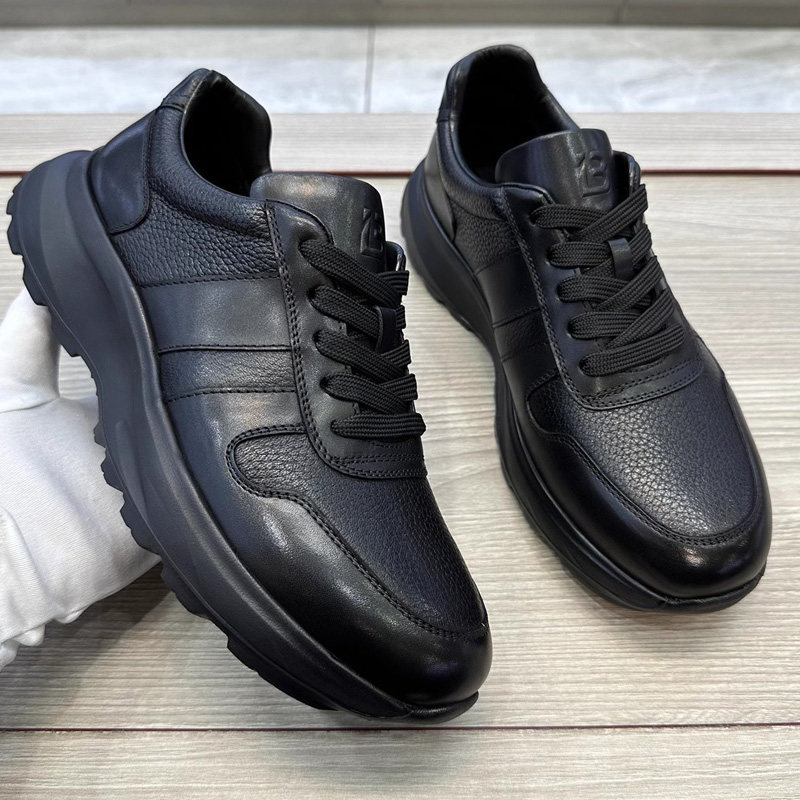 撤柜正品冬季鹿皮加牛皮加绒保暖休闲皮鞋男舒适轻底时尚运动板鞋