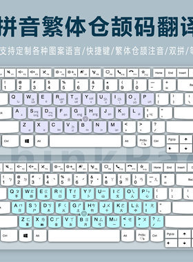 适用ThinkPad X1 Carbon 2025款商务办公键盘膜电脑快捷功能翻译