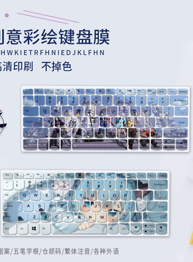 联想IdeaPad14s ARE 2020昭阳E41-55锐龙版键盘保护膜防尘垫定制
