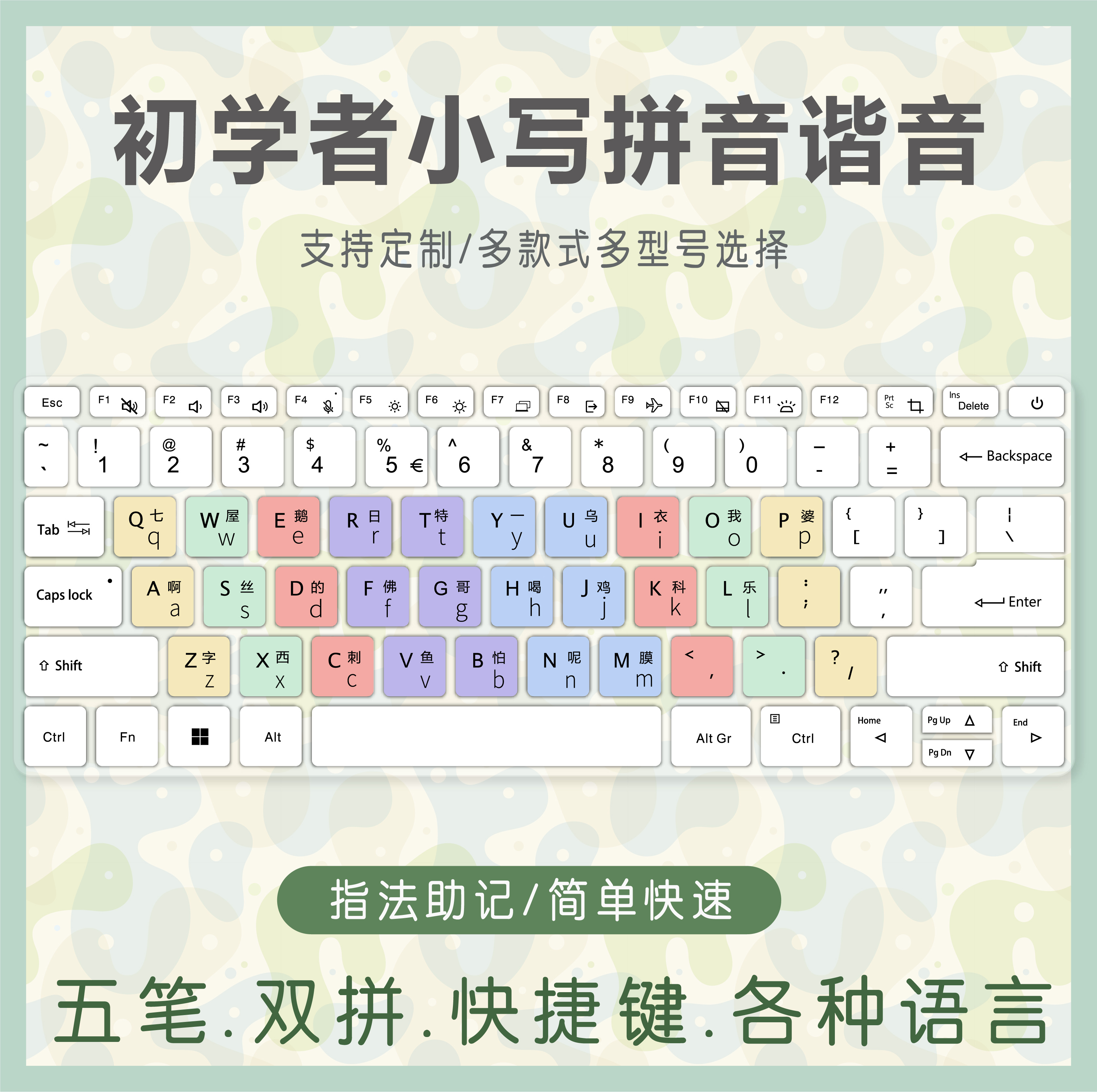 适用宏碁新蜂鸟Fun S40-54中文拼音键盘膜2022款笔记本电脑保护膜