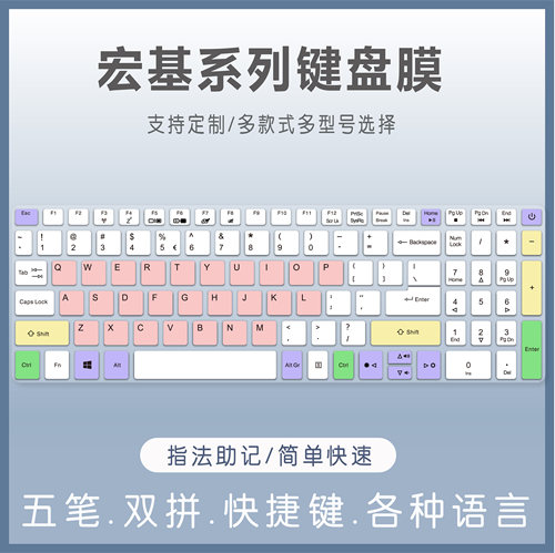 适用Acer宏碁E5-773G 772G键盘膜17.3英寸笔记本电脑保护贴防尘套