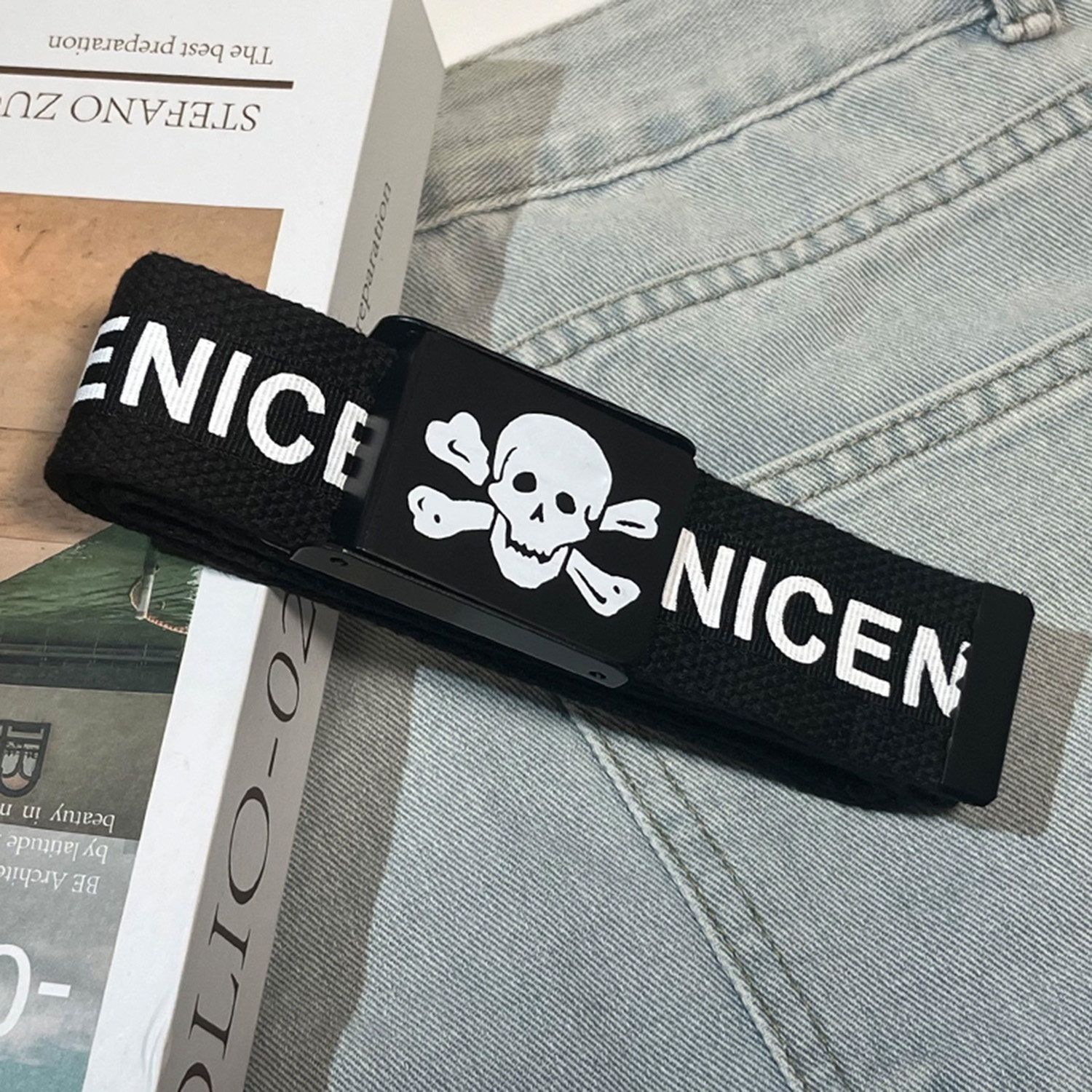 帆布腰带男生休闲皮带年轻人潮流百搭青年学生牛仔裤腰带收腰神器