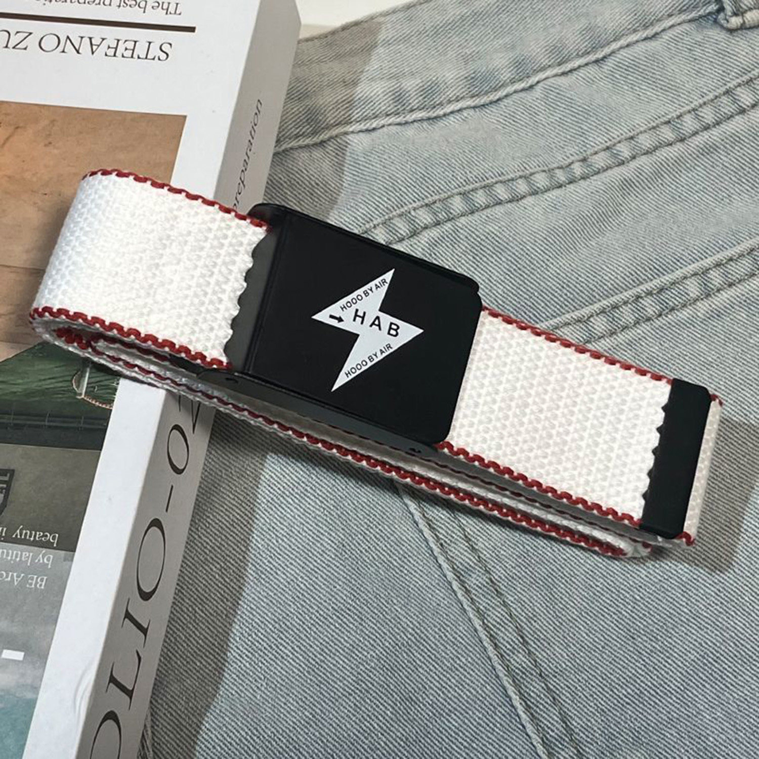 韩版bf风腰带男女休闲牛仔裤平滑扣原宿皮带青年简约百搭时尚裤带