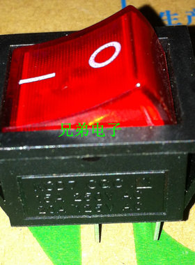 KCD7-2x1 中州牌大6脚 船型开关 翘板开关 【 KCD4-201 】22x28mm