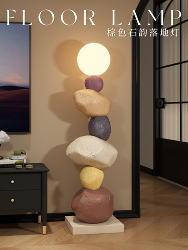 法式中古风落地灯摆件客厅电视柜沙发旁覆古装饰卧室软装乔迁礼物