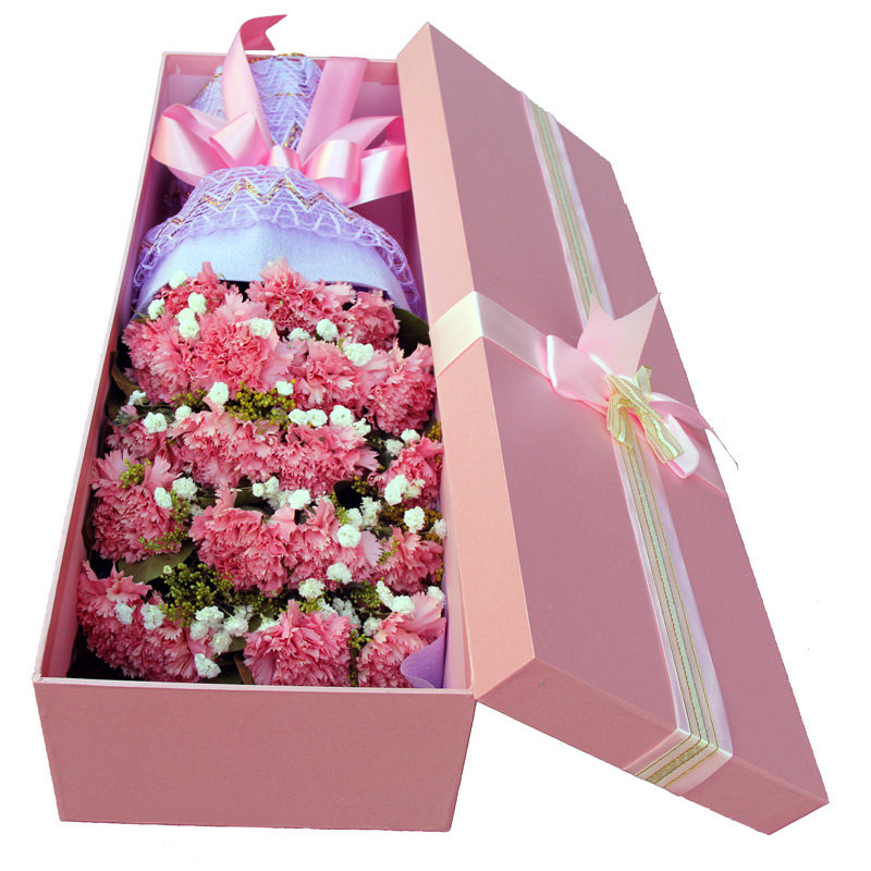 康乃馨祝福礼盒妇女节母亲全国