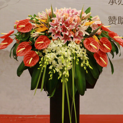 大连会议婚礼签到台鲜花全国送
