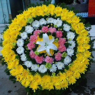 丧事河北省速递张家口市定州市宣化县鲜同城花店送花花圈花篮用品