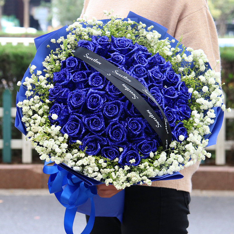 洛阳教师节同城生日红玫瑰花束