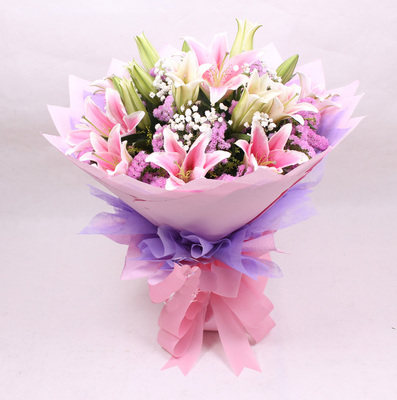 白百合桂林市同城生日鲜花